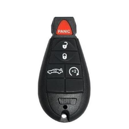 SOLIDKEYS SolidKeys: Chrysler, Dodge Jeep FOBIK - 5 Button w/ Remote Start, Trunk SLD-CDHBL-G140